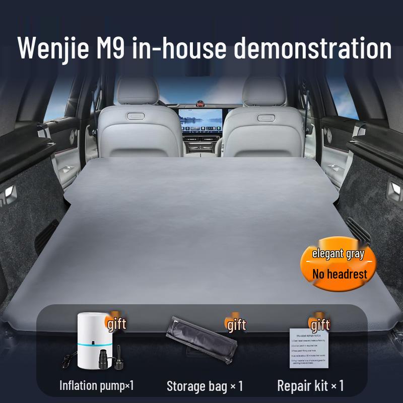 

AITO M9 Car Inflatable Mattress - Third Row, Five Seats, Trunk Air Bed, Rear Seat Sleeping Pad. AITO M9 2024-2025