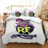 New Rat Fink Bedding Set Single Twin Full Queen King Size Bed Set Aldult Kid Bedroom Duvetcover Sets 3D Anime Bed Sheet Set Tool