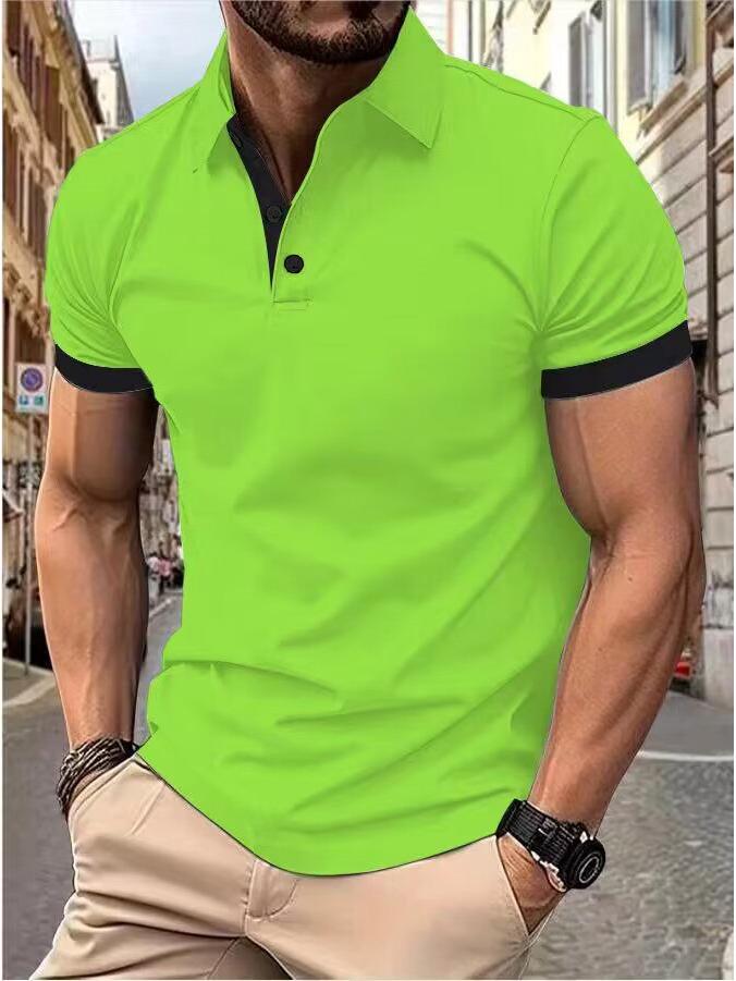 Men’s Trendy Summer Polo T-Shirt - Short Sleeve Fashion