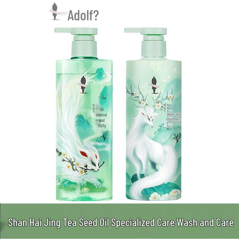 Ador Tea Bran Oil Control Shampoo & Conditioner Set