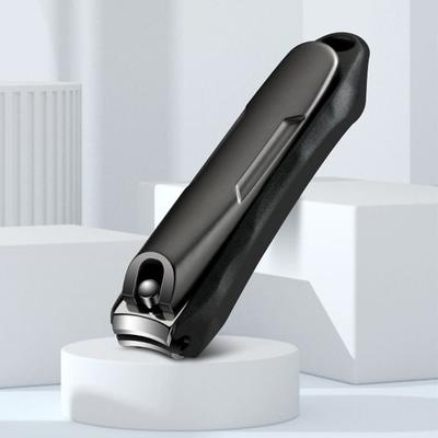 Nagelknipser mit komfortablem Griff, Nagelfänger – verchromter Zehennägelknipser, Nagelschneider fängt Nagelabschnitte auf, scharfer, robuster Trimmer