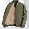 Spring and Autumn Knitted Stand-Up Collar Baseball Jacket Middle-aged and Youth Light Luxury Business Trend Casual Jacket