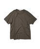 ETCE Curved Henley Neck Tee (Brown)