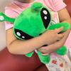 Brinquedo de Pelúcia Alienígena Verde 30cm Anime Tentáculo Chifre Monstros Alienígenas Boneca de Terror Meninos Meninas Brinquedos Macios Almofada de Enchimento Presentes para Crianças
