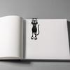 1/3/5/10Pcs 3D Hollow Kitten Bookmark Book Marks Clips Cat Shaped Book Page Marks Clip Set For Teachers Students Book Lovers