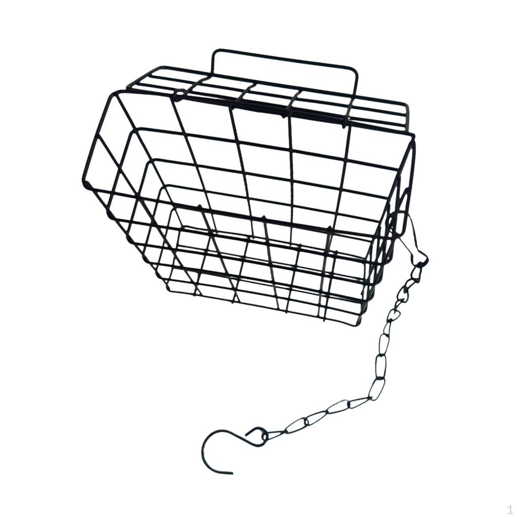 Suet Bird Feeder for Outdoor Hanging,Suet Cage Metal Sturdy Feeding,Portable, Yard,Garden,