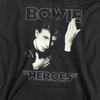 David Bowie Herren Helden Cover Hoodie
