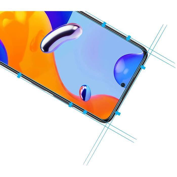 Protective Case - Phonillico® - Xiaomi Redmi Note 11 Pro - Soft Silicone - Transparent - 2 Tempered Glass