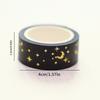4Pcs 5m Sky Stars Moon Snow Silver Gold Foil Washi Tape DIY Decorative Adhesive Tape Masking Tape for Decor Papeterie.