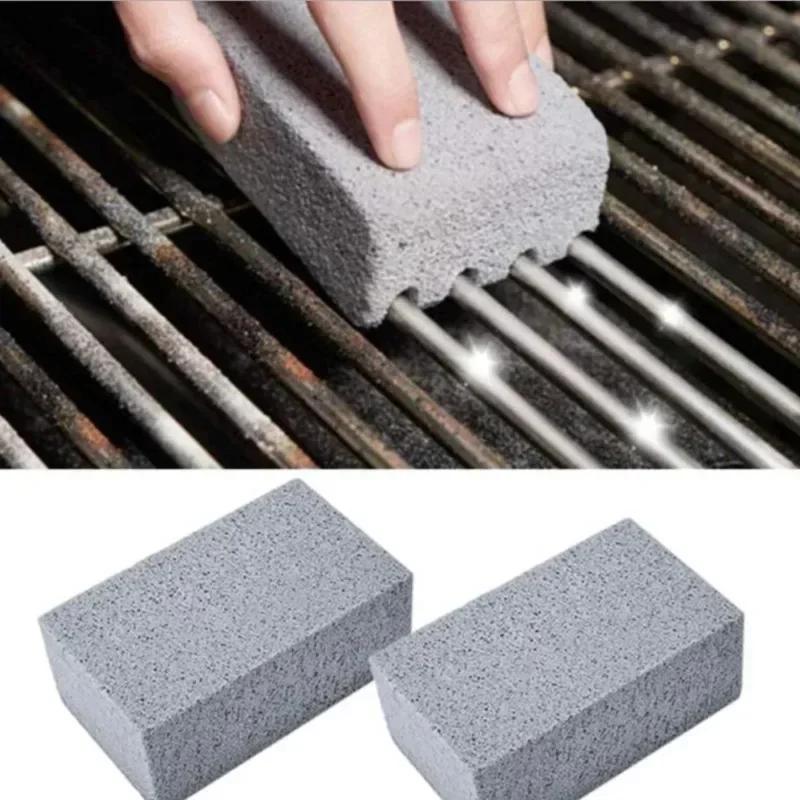 

1pcs BBQ Grill Cleaning Brush Brick Block Barbecue Cleaning Stone Pumice Brick for Barbecue Rack Kitchen BBQ Tools Parrilla