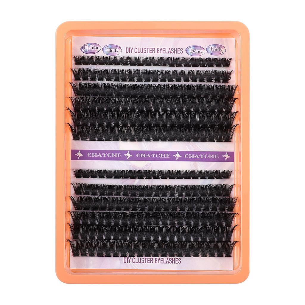 240 Clusters D Song Single Cluster False Eyelashes Natural Thick Diy Segmented Grafting Multi-Haired Eyelashes