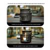 Portable Outdoor Aluminum Alloy Alcohol Stove Set for Camping and Boiling Water