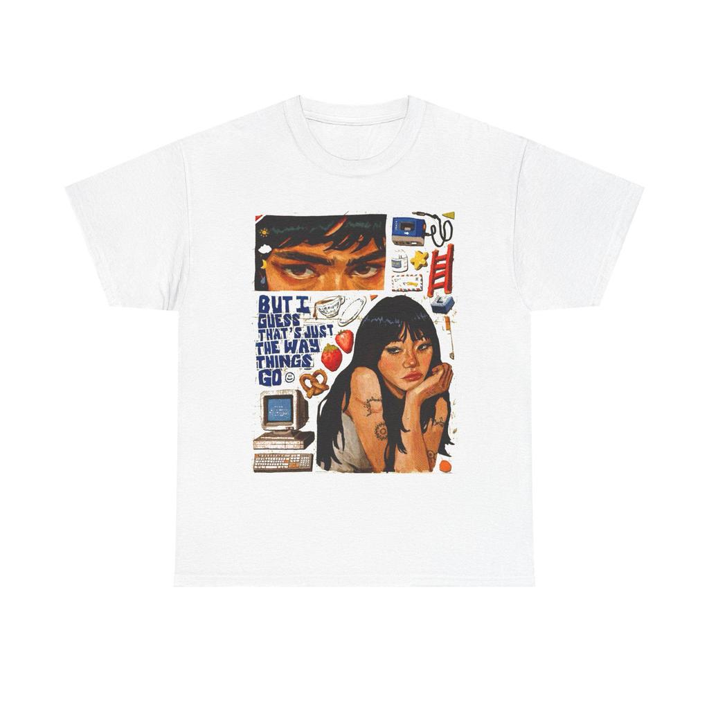 T-shirt Grafica Ispirata a Beabadoobee Estetica Retrò Maglietta Musicale Fan Art Indie T-shirt Stile Vintage Anni '90 Top Unisex per Amanti della Musica