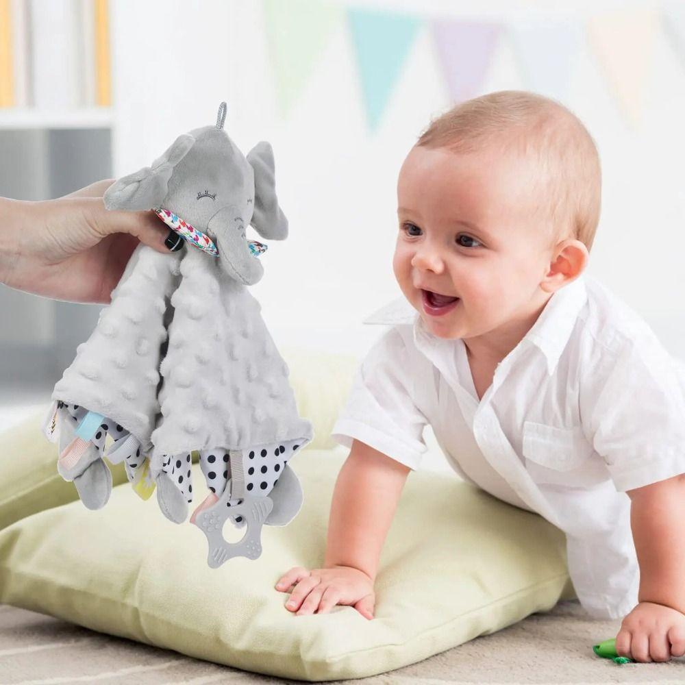 Comforting Blankie Rabbit Security Blanket Soft Infant Snuggler Soothing Towel Baby Towel