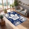 Toronto Maple Leafs Crystal Velvet Rug, Custom Name Text Personalized Non‑Slip Floor Mat for Home Decor Gift