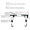 Bike Hoist Garage Storage Bike Lift Pulley System With 60Kg Bearing Overhead Bike Rack Ceiling Frame Roof Box Storage Hanger