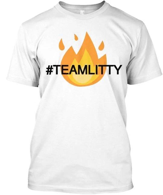 

#TEAMLITTY 100% Cotton T-shirt Mens Tees Top Made in the USA T-Shirt Tee Top Unisex 2XL