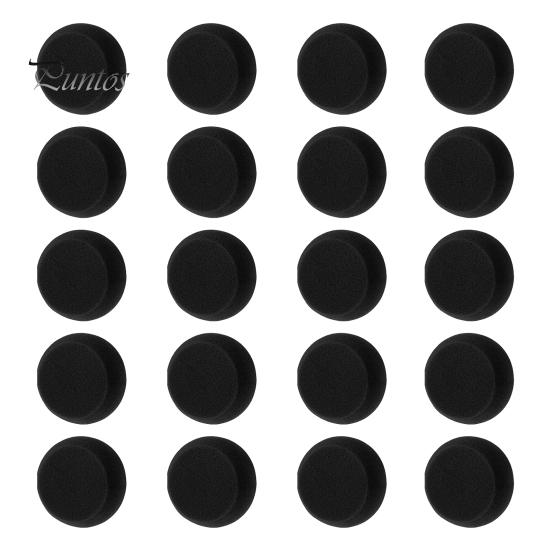 

20 шт. Губка-кисть высокой плотности для макияжа, губка для взрослых, детей, губки для рисования на лице, кисть для Хэллоуина, Рождества, проектов «сделай сам» B чёрный