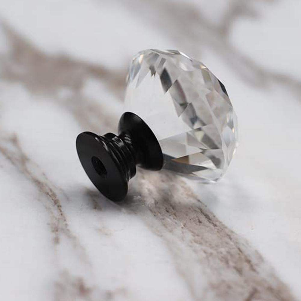 Good-24PCS DIY Crystal Epoxy Resin Drawer Knob Base, Drawer Handle Accessories, DIY Resin Handle Alloy Base In Bulk