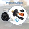 RV City Water Inlet with Check Valve Replace Parts Leakproof Flange Hose Connector for