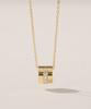 Mcel 14K Lux Golden Ring Necklace