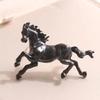 Enamel Horse Racing Brooch For Women Unisex Alloy Animal Brooches Clothing Accessories Corsage Jewelry Gift