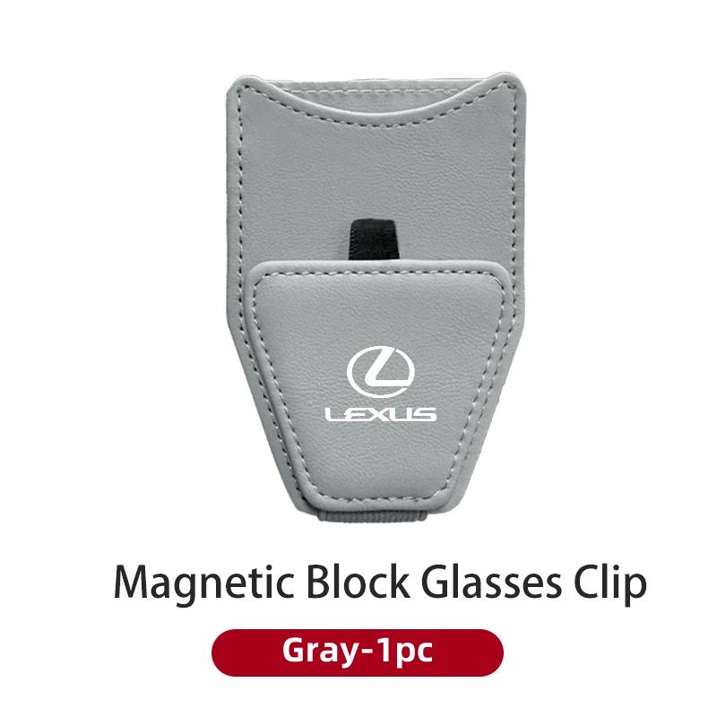 

Car Visor Glasses Holder Leather Sunglasses Bag Card Clip Interior For Lexus CT ES GS NX IS250 CT200h IS300h ES300h RX400h NX