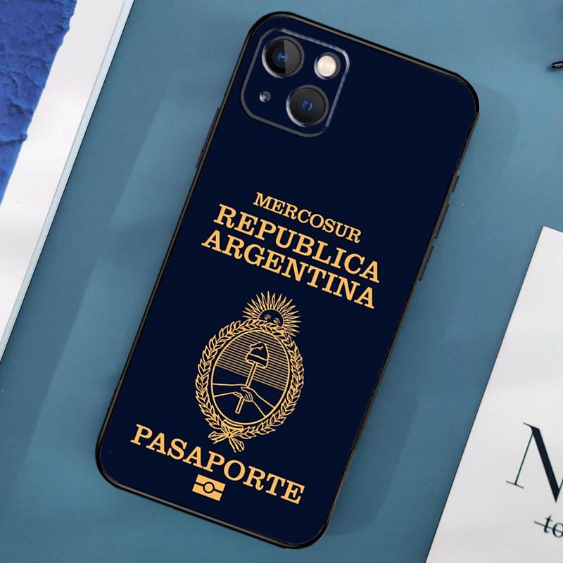 Argentine Flag Phone Case For iPhone 15 14 Pro Max 11 13 12 Mini X XR XS Max SE 2020 7 8 Plus Cover Capa