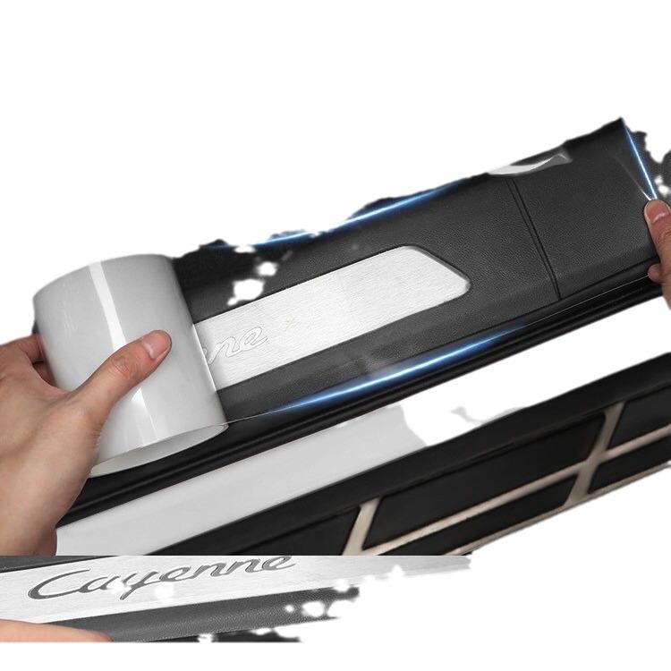 Universal Transparent Anti-Scratch Car Door Threshold Strips - Scratch & Wear Resistant Protective Trim