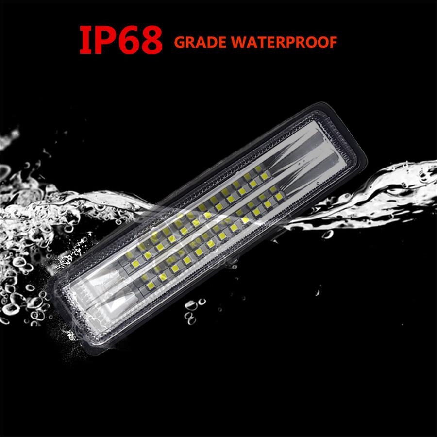 1Pc 72W SPOT LED  Work Light Lamp 12V For Boat Truck Driving ATV UTE  SUV