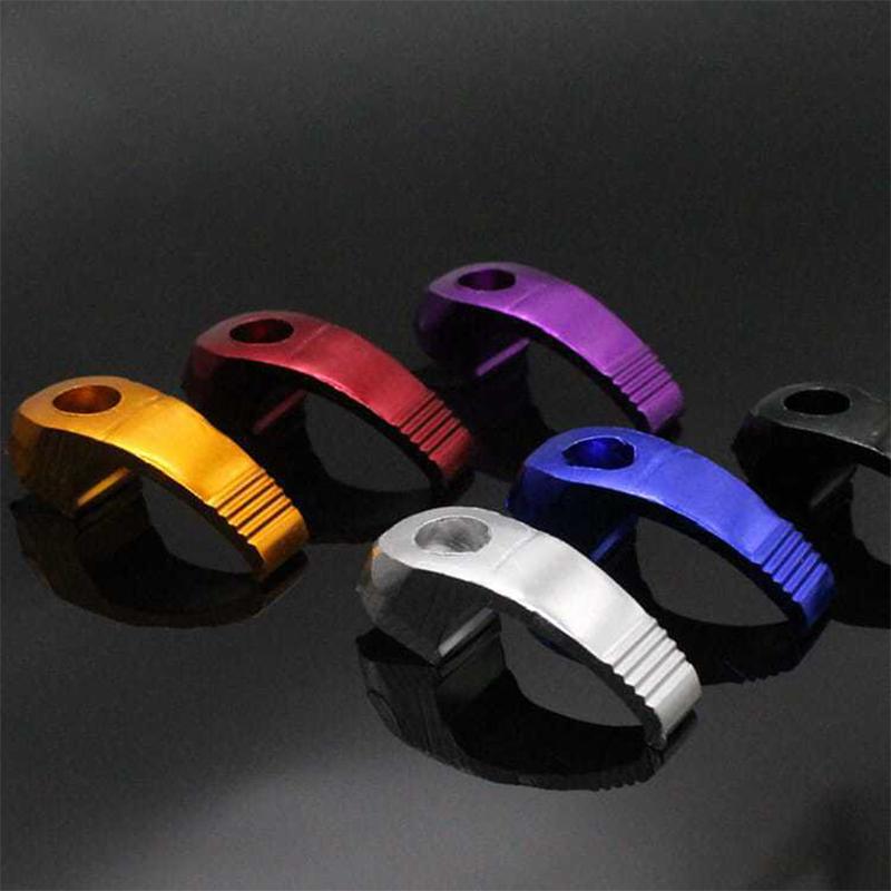 Universal Motorcycle Hook Aluminium Alloy Helmet Hook Single Hole Hook For Dirt Bike Electric Scooter Motorcycle