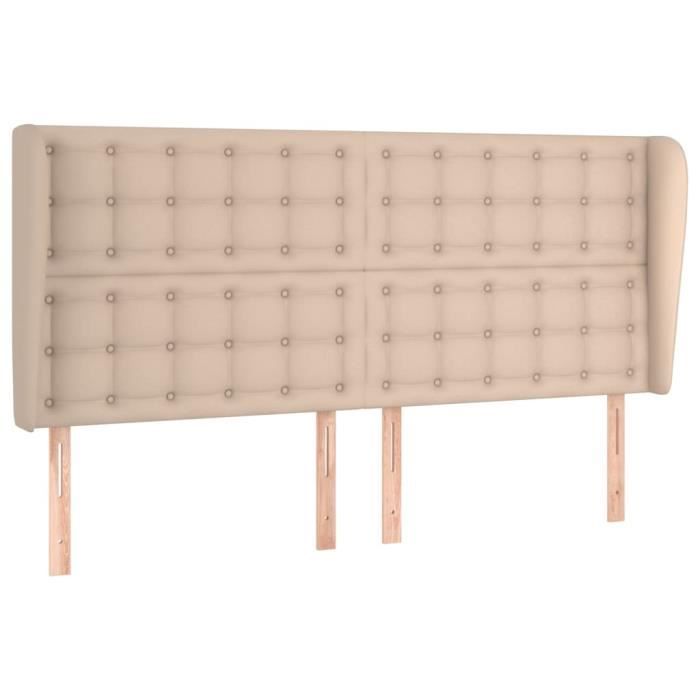VidaXL Headboard with Ears Cappuccino 203x23x118-128 Cm3118069