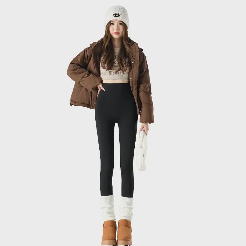 Women's Velvet Thickened Cashmere Shark Pants for Autumn and Winter