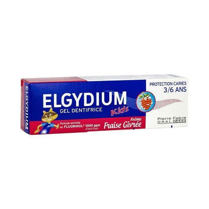Dentifrice - Elgydium - KIDS - Fraise Givrée - 50ml - Protection Émail