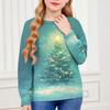 Christmas Day Sweatshirts For Children Boys And Girls Knit Sweater Cute Shirt Fall Crewneck Pullover Tops