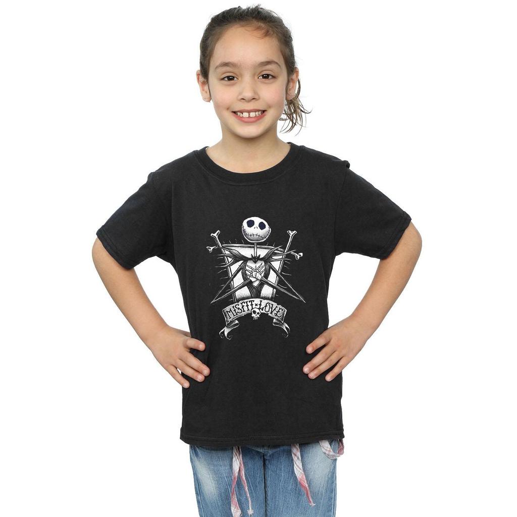 Disney Girls Nightmare Before Christmas Misfit Love Cotton T-Shirt