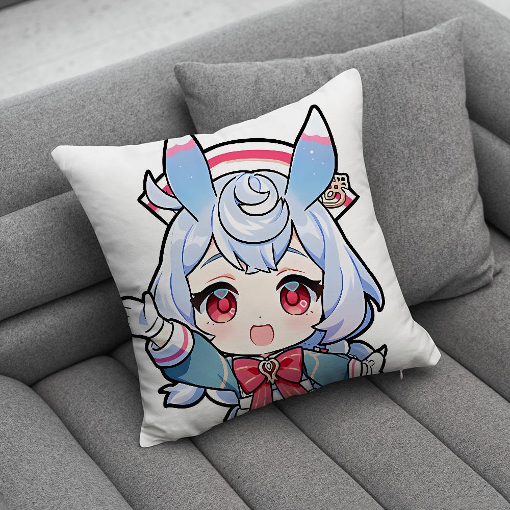 GGenshin Impact Sigewinne Pillow Case Soft Cushion Cases for Farmhouse Sofa Decor Home Decorations and Protector