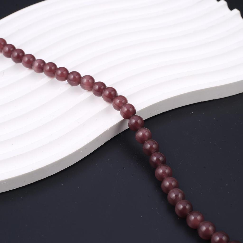 Koraliki Opal Naturalny Kamień Opal Okrągły Koralik Izolacyjny 8mm Do Wyrobu Biżuterii DIY Bransoletka Naszyjnik Kolczyki długość 38cm