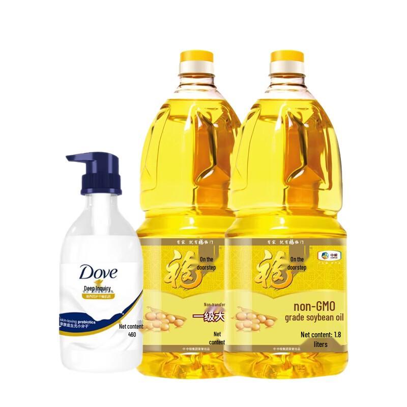 Dove Nourishing Shower Gel & COFCO Soybean Oil Bundle