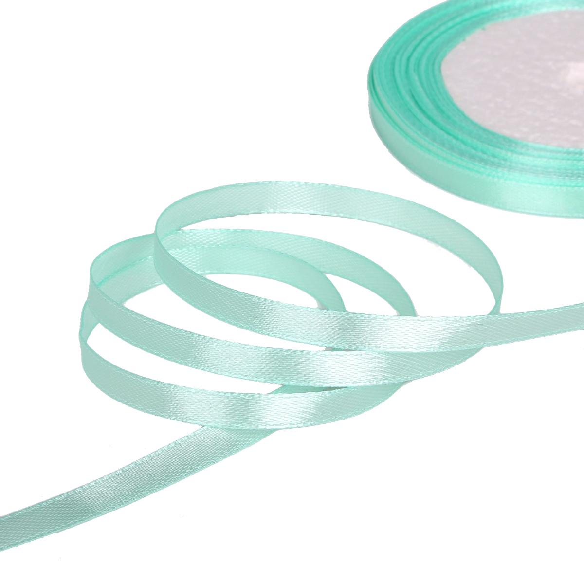 

25 ярдов атласные ленты для свадьбы, дня рождения, подарочная упаковка, рождественские принадлежности для Хэллоуина, фестиваля, ленты для рукоделия своими руками 7mm 25yards светло-синий