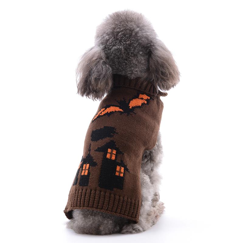 Luxury Halloween Dog Costume Pet Dog Sweater French Bulldog Korea Dog Cat Puppy Pet Sweater Dog Clothes Autumn Winter