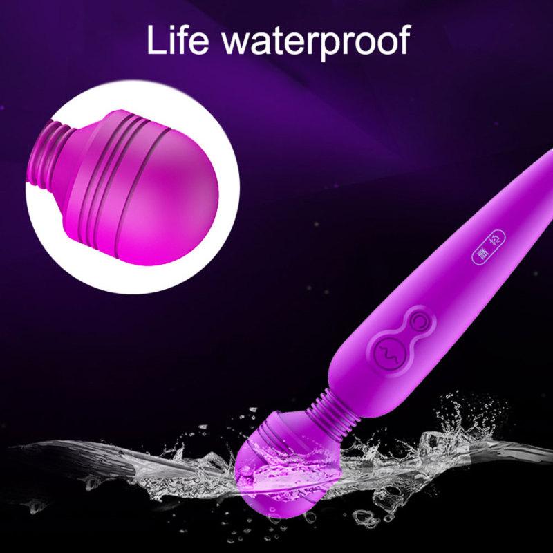 Wasserdichter G-Punkt Dildo Vibrator für weibliche Vagina Klitoris Analstimulator