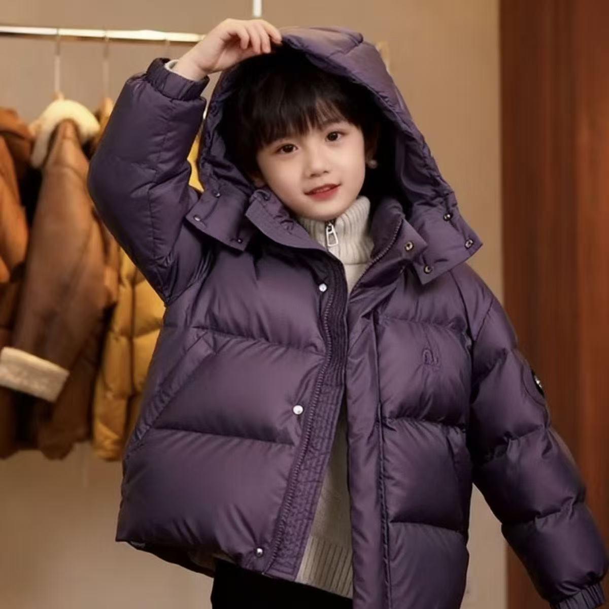 

Зимова тепла бавовняна куртка для хлопчиків - Стильний верхній одяг для дітей середнього та старшого віку, Новий стиль 2025 року 120