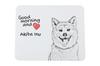 Akita, Akita Inu - Mouse Pad with Print, Personalized Dog-themed Mouse Pad, Unique Gadget for an Office Worker by Art-Dog Brand