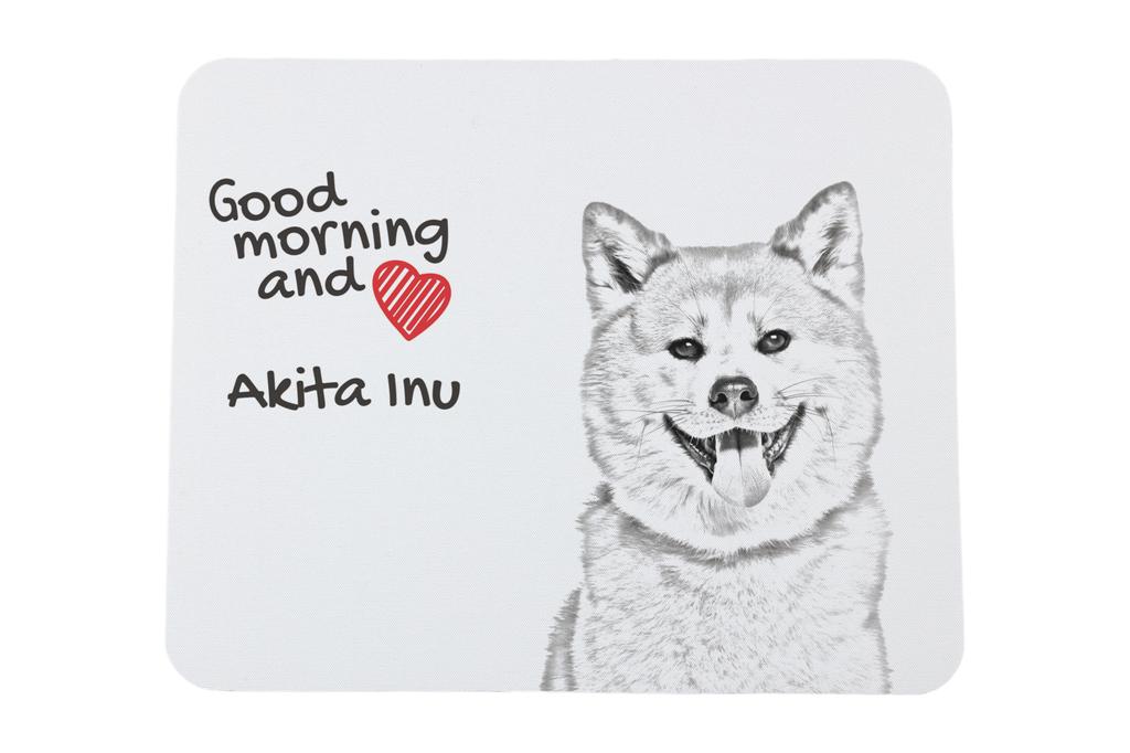 Akita, Akita Inu - Mouse Pad with Print, Personalized Dog-themed Mouse Pad, Unique Gadget for an Office Worker by Art-Dog Brand