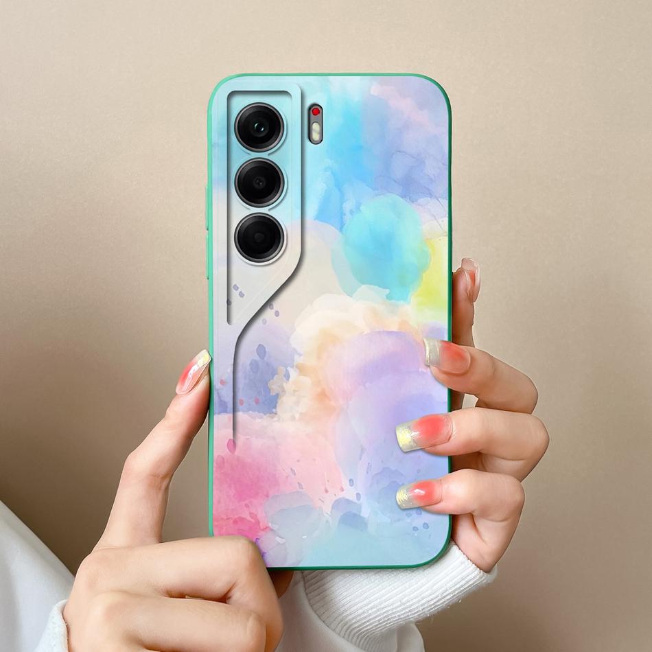 For Tecno Camon 40 Pro Phone Case Cute Animals Soft Back Cover Liquid Silicone Phone Shell For Camon40 Pro 4G 5G Anti Drop Funda