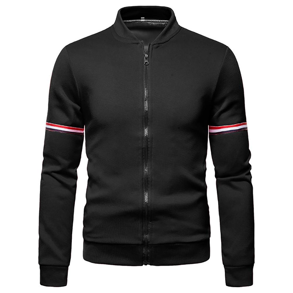 Sonbahar Erkek Ceket Açık Hava Sporları Mont Rüzgarlık Moda Rahat Uzun Kollu İnce Bomber Ceketler