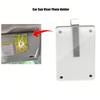 1pc New Magnetic Photo Clip For Car Sun Visor, Universal Acrylic Fridge Magnet Transparent Magnetic Instant Photo Frame Car Sun Visor Photo Frame Clip