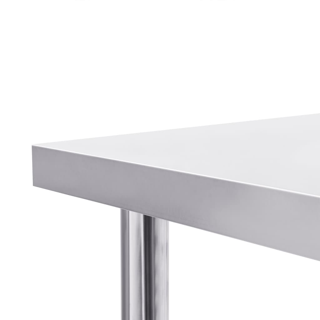 Stainless Steel Kitchen Work Table 60 x 60 x 85 cm
