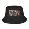 Number Design Bucket Hat  Unisex Women Unisex Versatile Outdoor Sunscreen Hats Fishing Hunting Cap Summer Beach